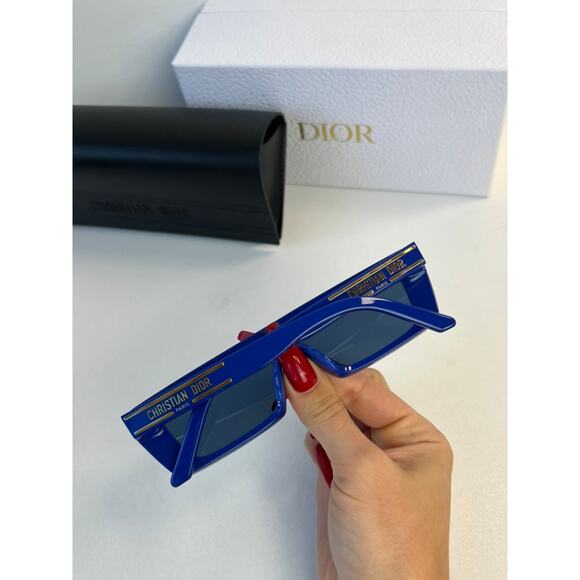 NEW Dior Signature S2U Sunglasses in Blue - Picture 4 of 8